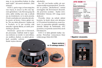 atc scm 11 specs